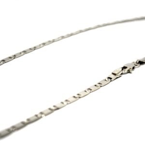 Cordão Piastrine em Prata de Lei