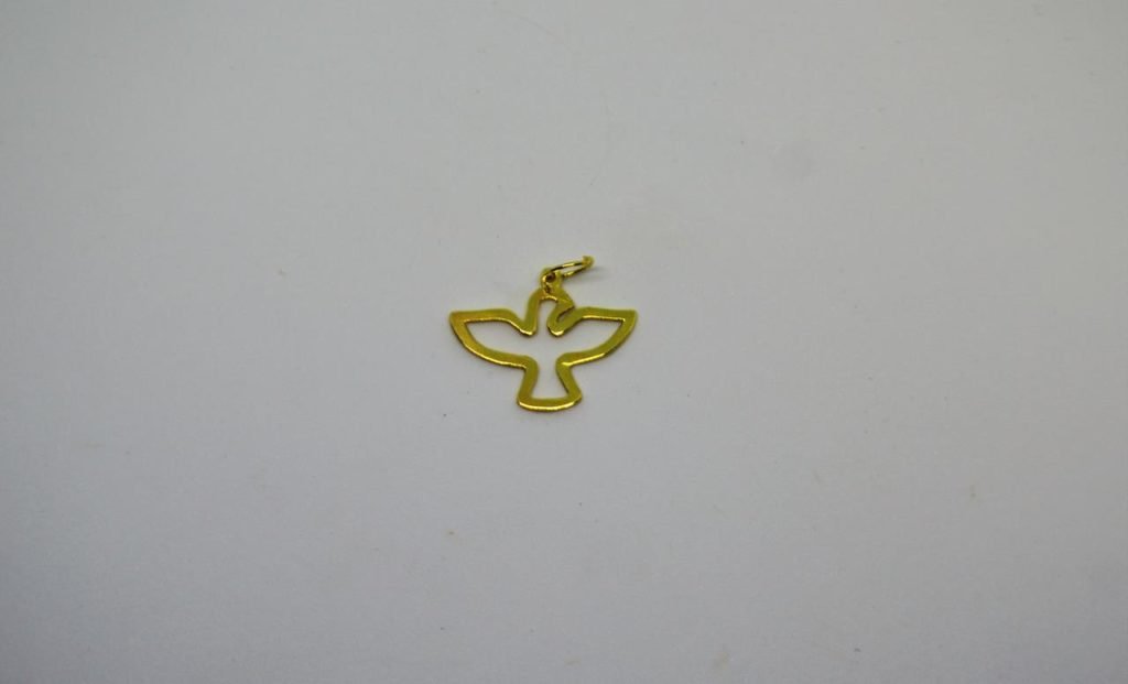 Pingente Pequeno Espírito Santo em ouro 18 K