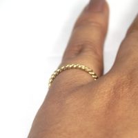 Anel Corda em Ouro 18K