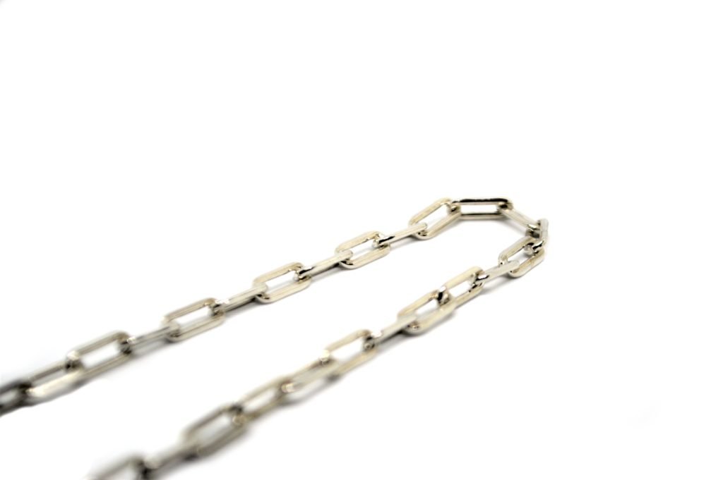 Cordão Cartier em Prata de Lei