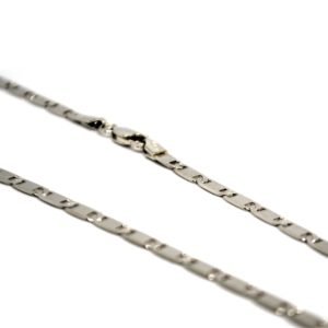 Cordão Piastrine em Prata de Lei