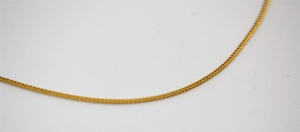 Cordão Groumet ouro 18K