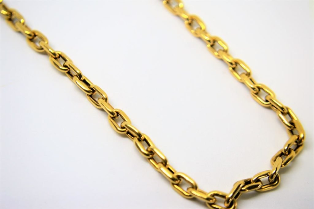 Cordão Cartier ou Cadeado Masculino ouro 18 K