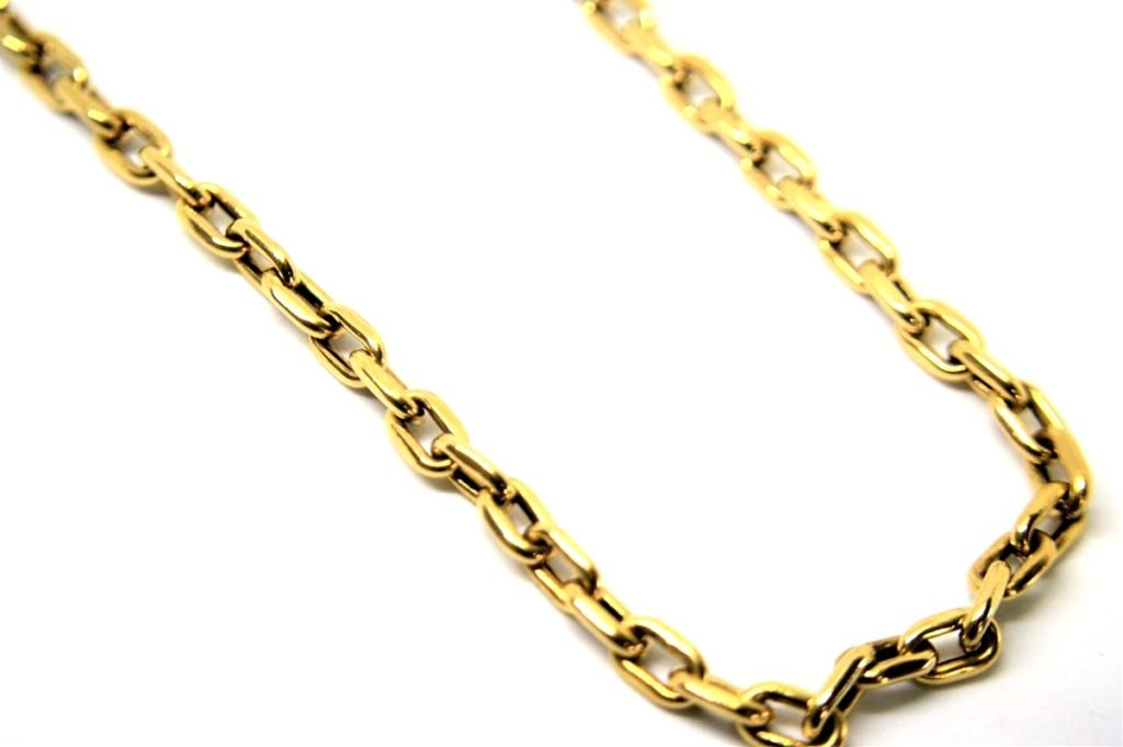 Cordão Cartier ou Cadeado Masculino ouro 18 K