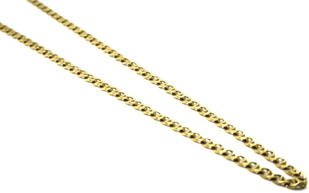 Cordão Elo Estilo Gucci em ouro 18 K