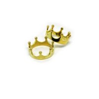 Anel Coroa Maciça em Ouro 18K