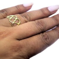 Anel Fio em ouro 18K